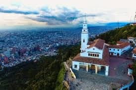 Vista panoramica de Bogota desde Monserrate