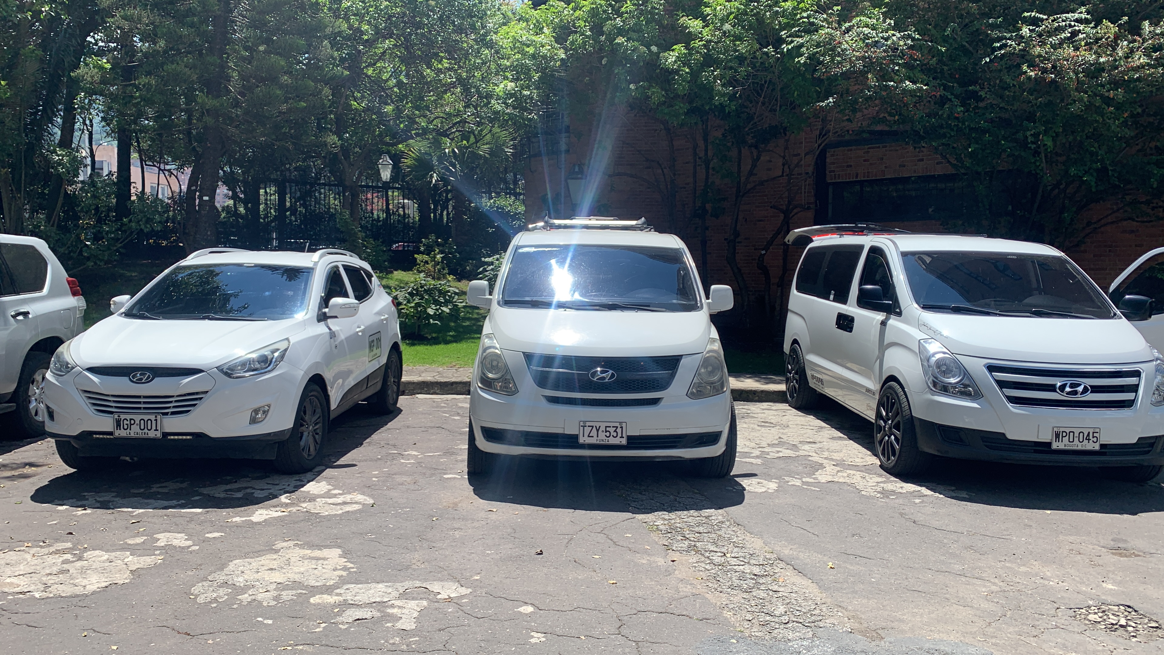 Flota de vehículos BogotourVip